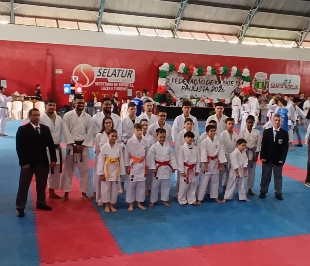 Atletas da Associação Dojokan garantem 5º lugar geral na Copa Santa Adélia de Karatê
