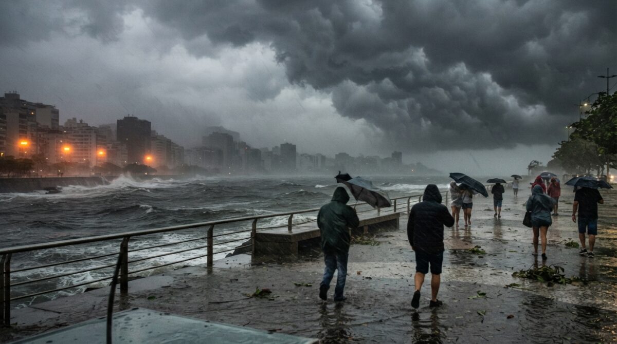 Aviso de Tempestade. Severidade Grau: Perigo
