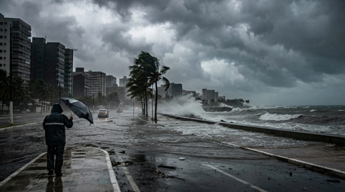 Aviso de Tempestade. Severidade Grau: Perigo