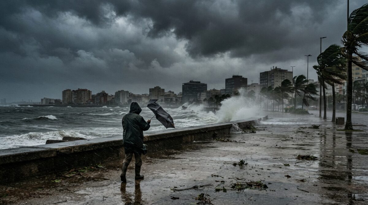 Aviso de Tempestade. Severidade Grau: Perigo Potencial