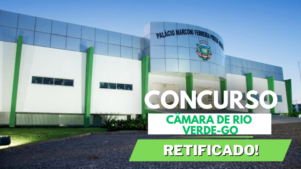 Câmara de Rio Verde-GO muda data das provas devido ao segundo turno das eleições