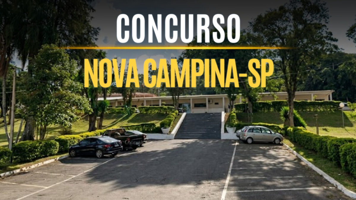 Concurso de Nova Campina-SP 2026 abre vagas na área de Enfermagem