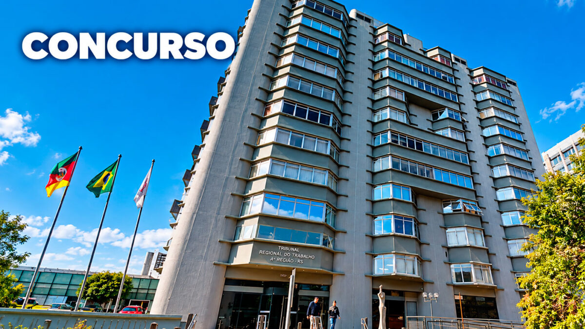 Concurso TRT-RS 2026: Sai edital para Técnicos e Analistas