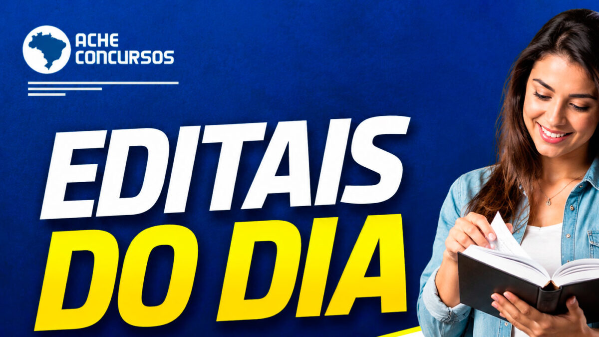 Concursos: 12 editais abrem inscrições nesta terça (13/10) para 2.865 vagas