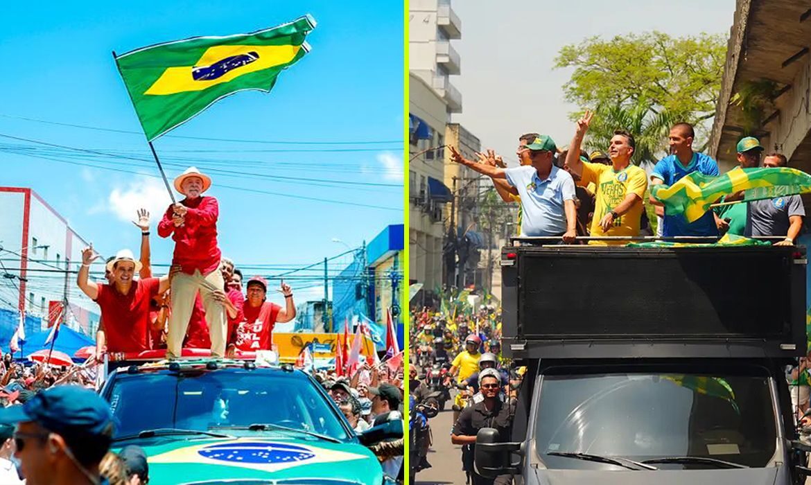 Lula faz comício em Natal e Flávio participa de moto-carreata no Rio