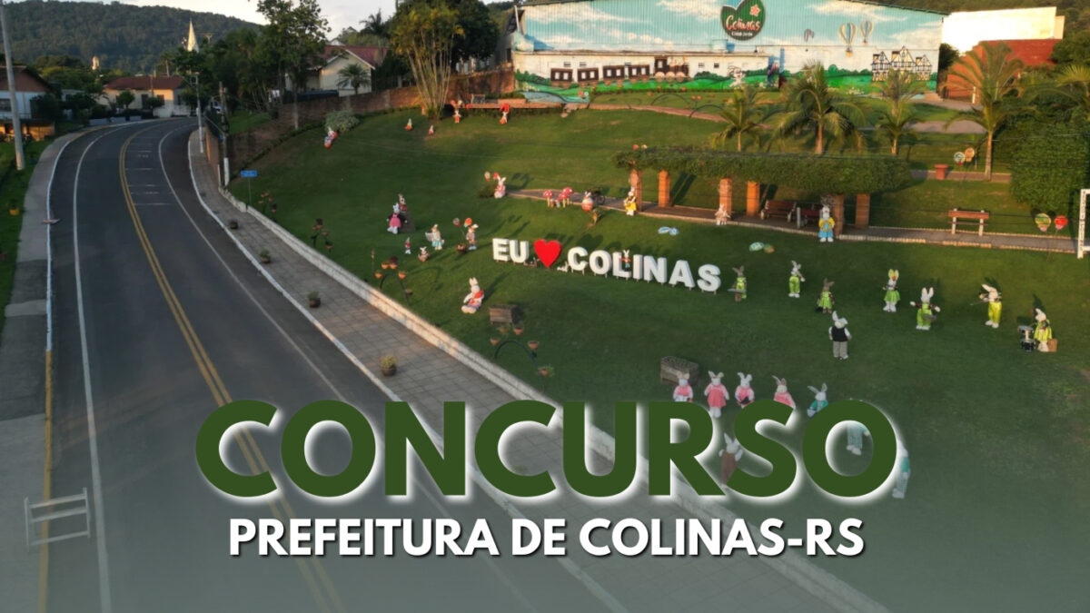 Município de Colinas (RS) abre concurso; veja edital