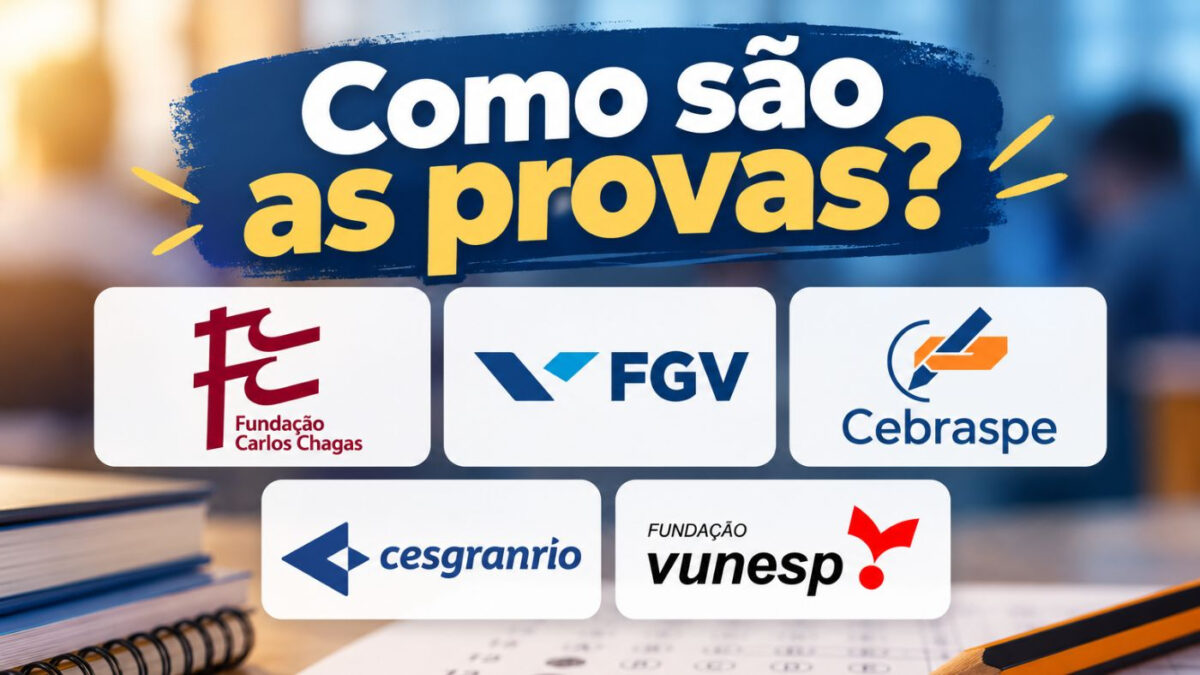 Perfil das bancas: como são as provas de FCC, FGV, Cebraspe, Cesgranrio e Vunesp