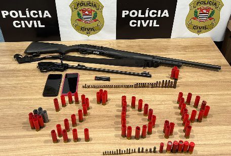 Polícia Civil apreende munições irregulares em investigação sobre comércio ilegal de armas em Fernandópolis