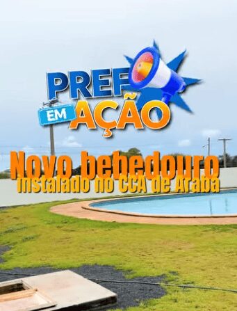 Prefeitura de Ouroeste instala novo bebedouro no Centro de Convivência de Arabá