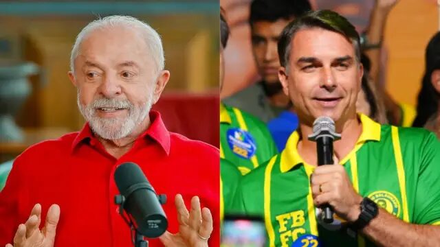 Quaest aponta empate técnico entre Flávio Bolsonaro, com 45%, e Lula, com 44%