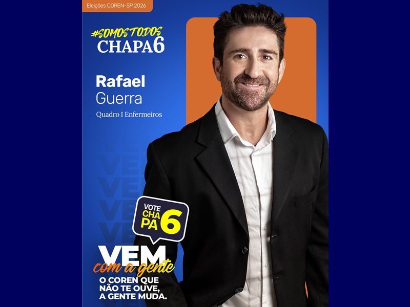Região Noroeste Paulista conta com representante na Chapa 6 para as eleições do COREN-SP