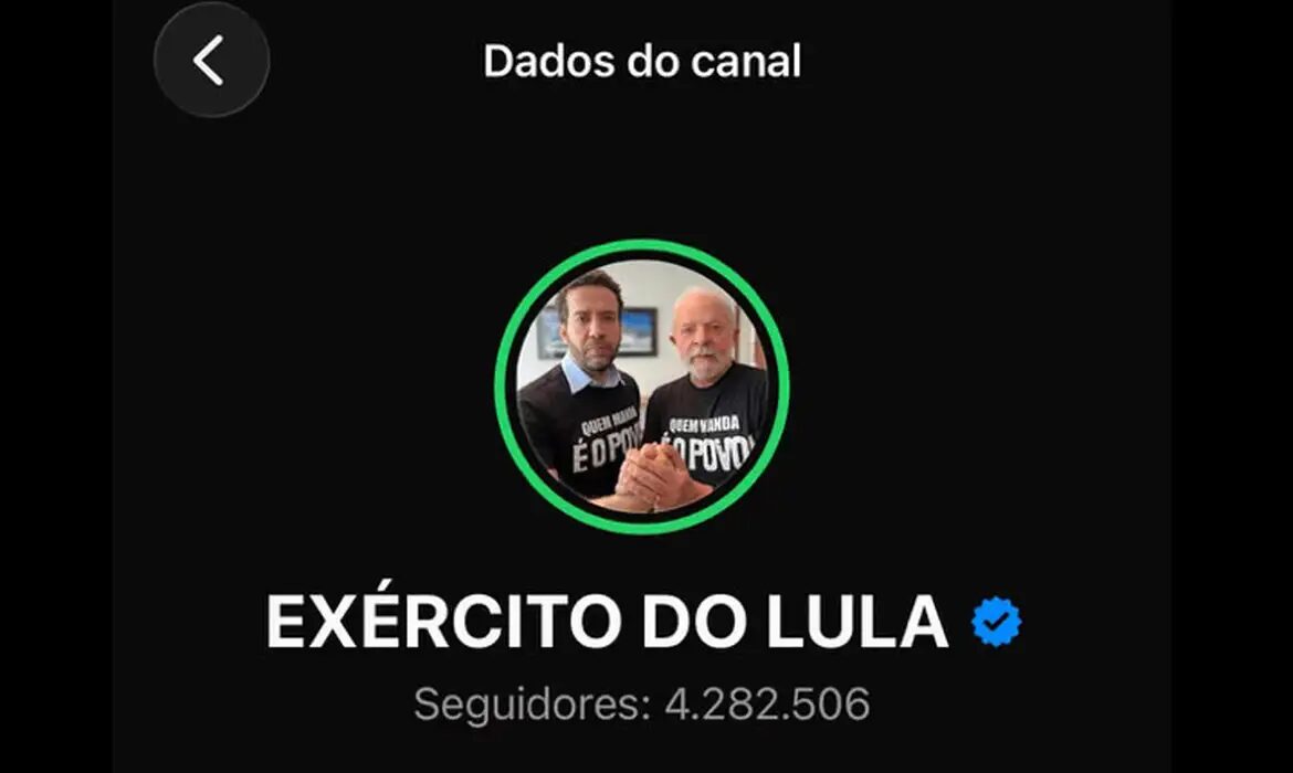 TSE autoriza reativação do canal ‘Exército do Lula’ no WhatsApp após regularização do registro